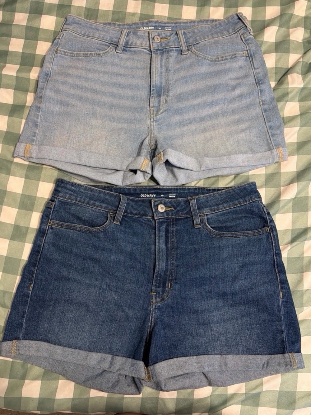 2 old navy jean shorts